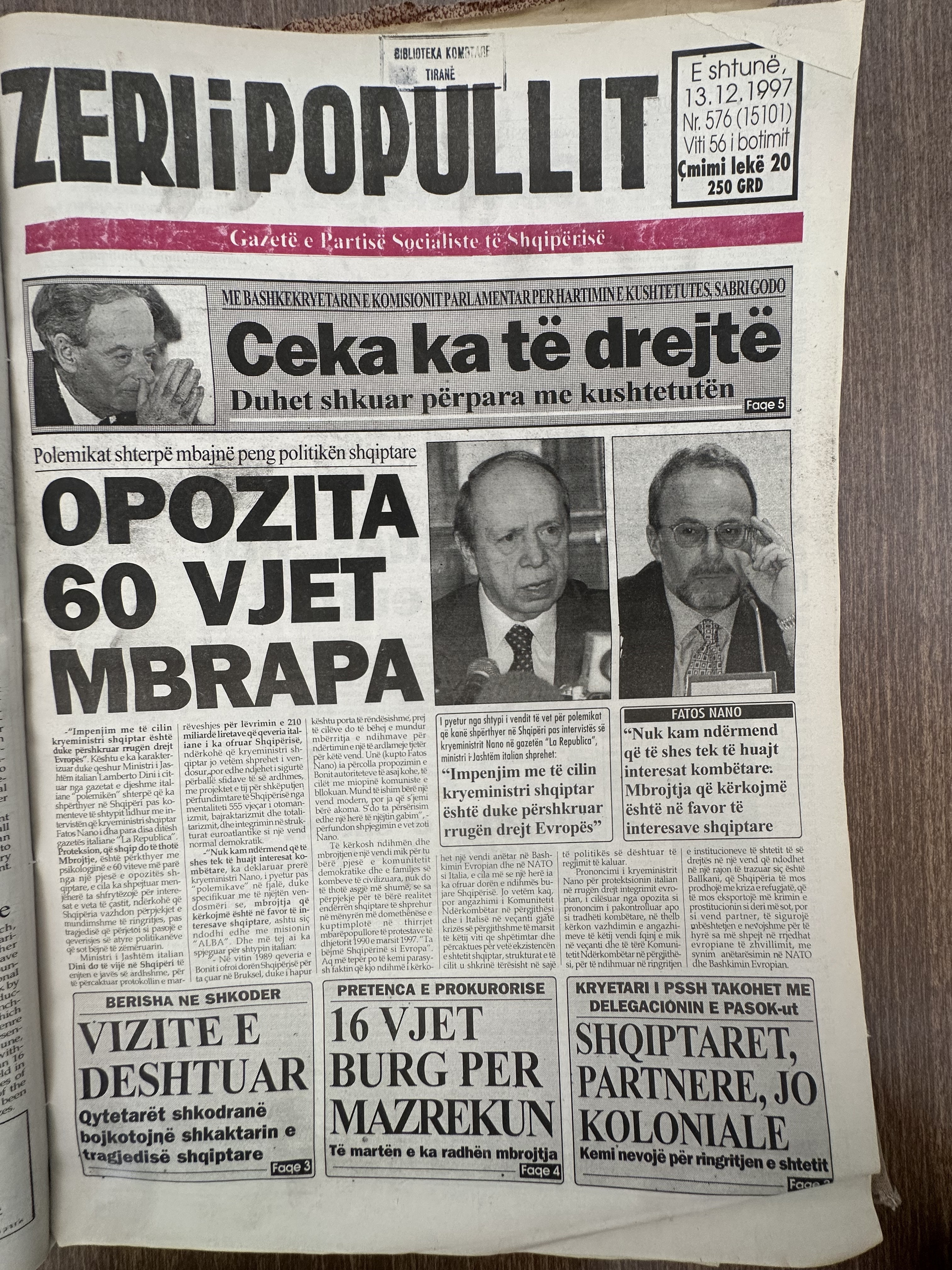 Zëri i Popullit 1997-12-13